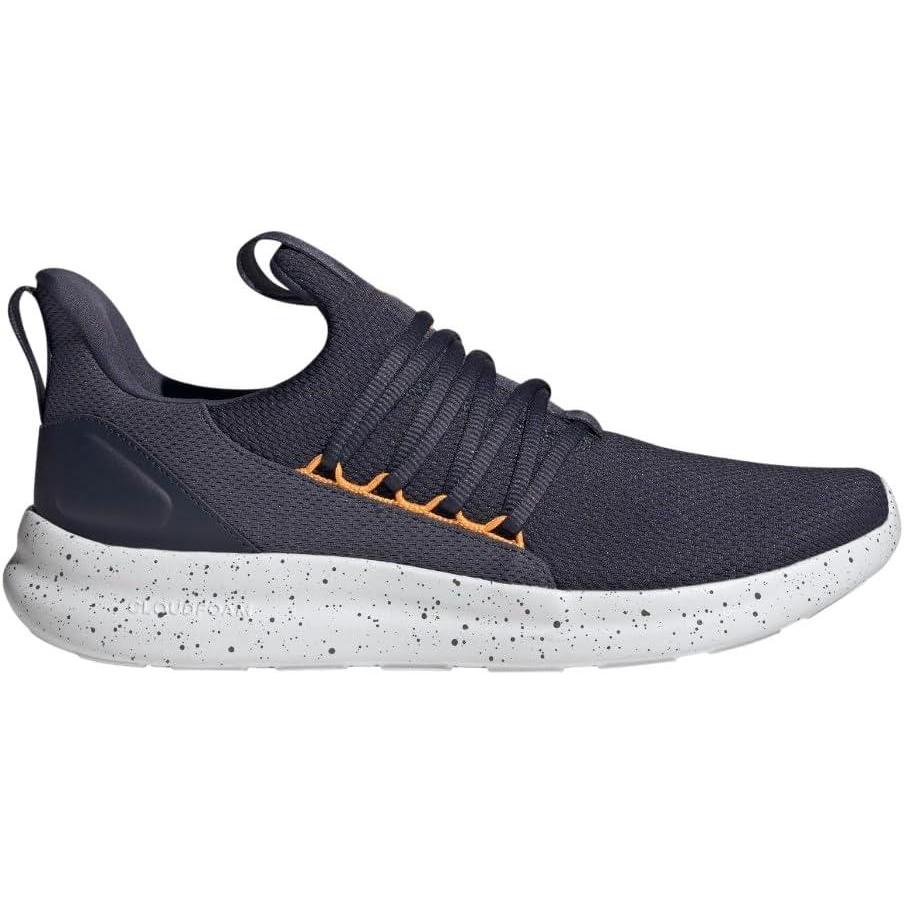 image:imageadidas Mens Lite Racer Adapt 70 Wide Slip On Sneakers Shoes Casual BlackInkShadow NavyCrew Orange