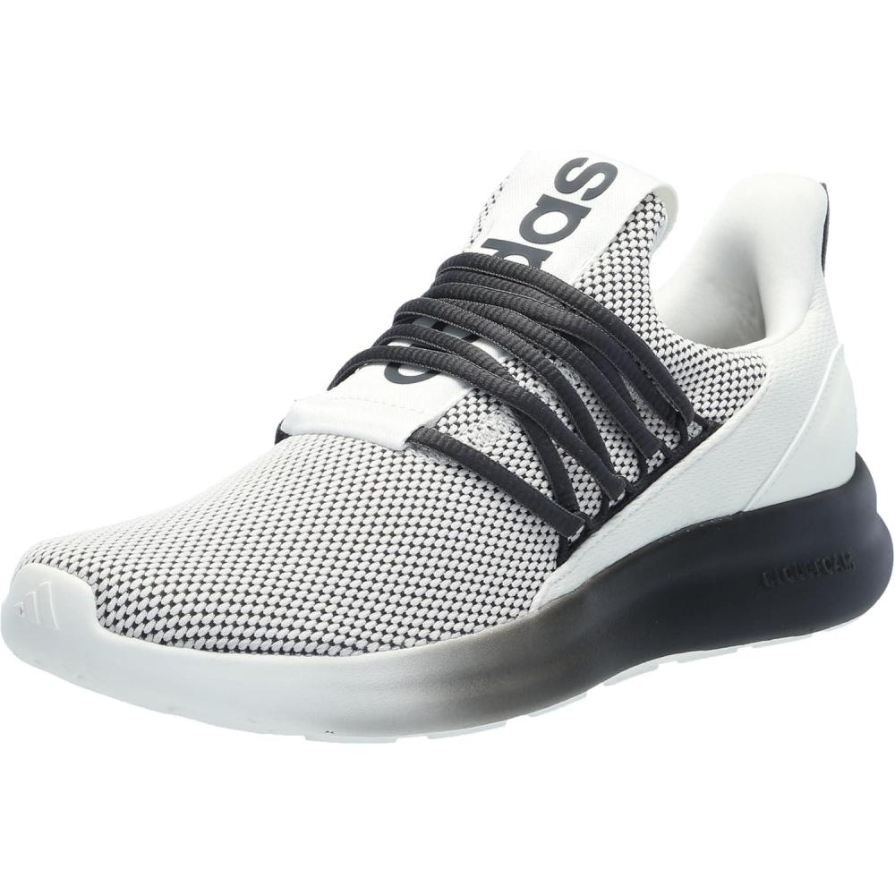 image:imageadidas Mens Lite Racer Adapt 70 Wide Slip On Sneakers Shoes Casual BlackOff WhiteCarbonGrey