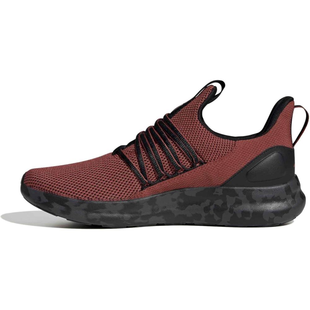 image:imageadidas Mens Lite Racer Adapt 70 Wide Slip On Sneakers Shoes Casual BlackPreloved RubyBlackGrey