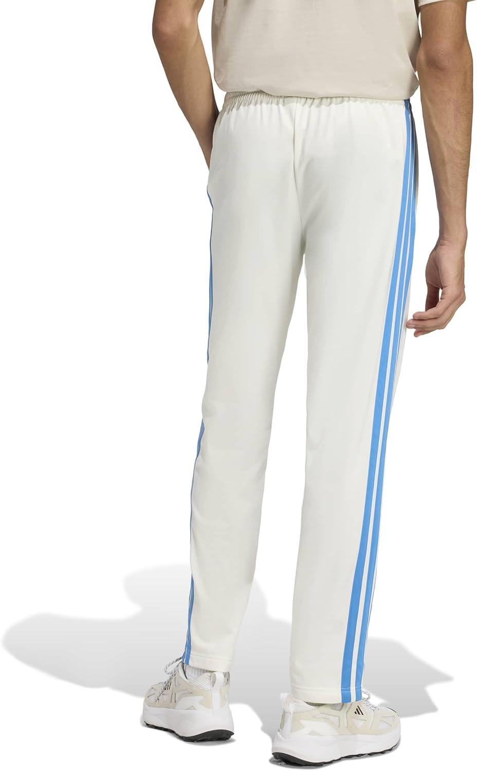 image:imageAdidas Mens 3Stripes Tricot Open Hem Track PantsOffwhite
