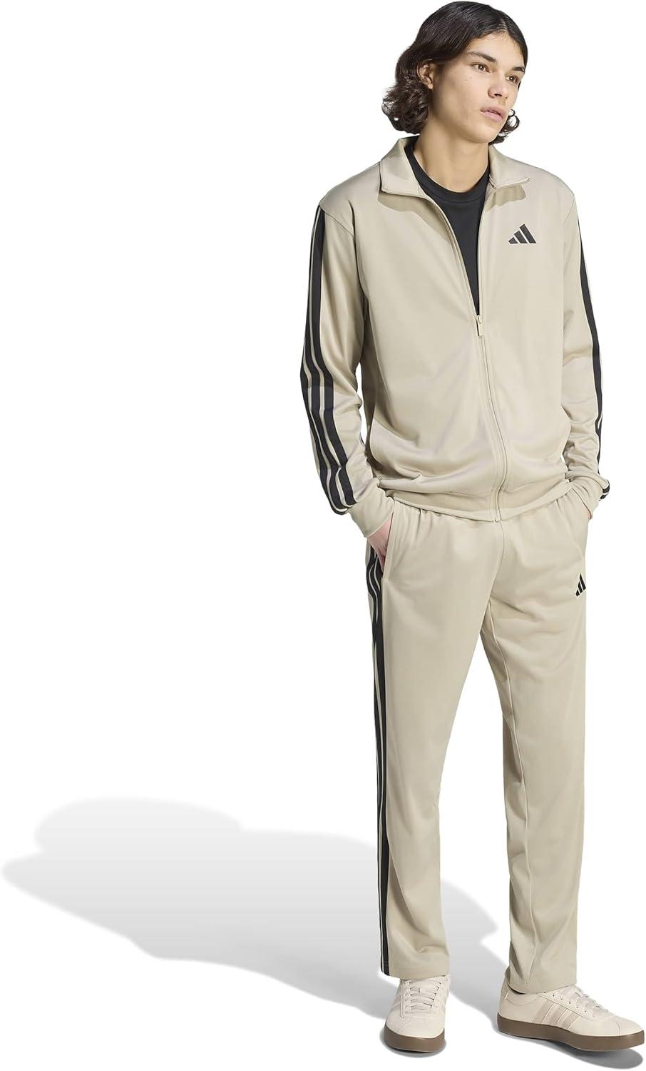 image:imageAdidas Mens 3Stripes Tricot Open Hem Track PantsWonder Cargo