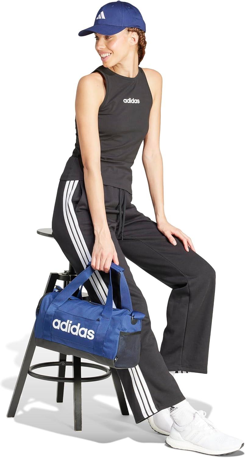 image:imageAdidas Womens Essentials Linear Slim Cotton Tank TopBlackWhite