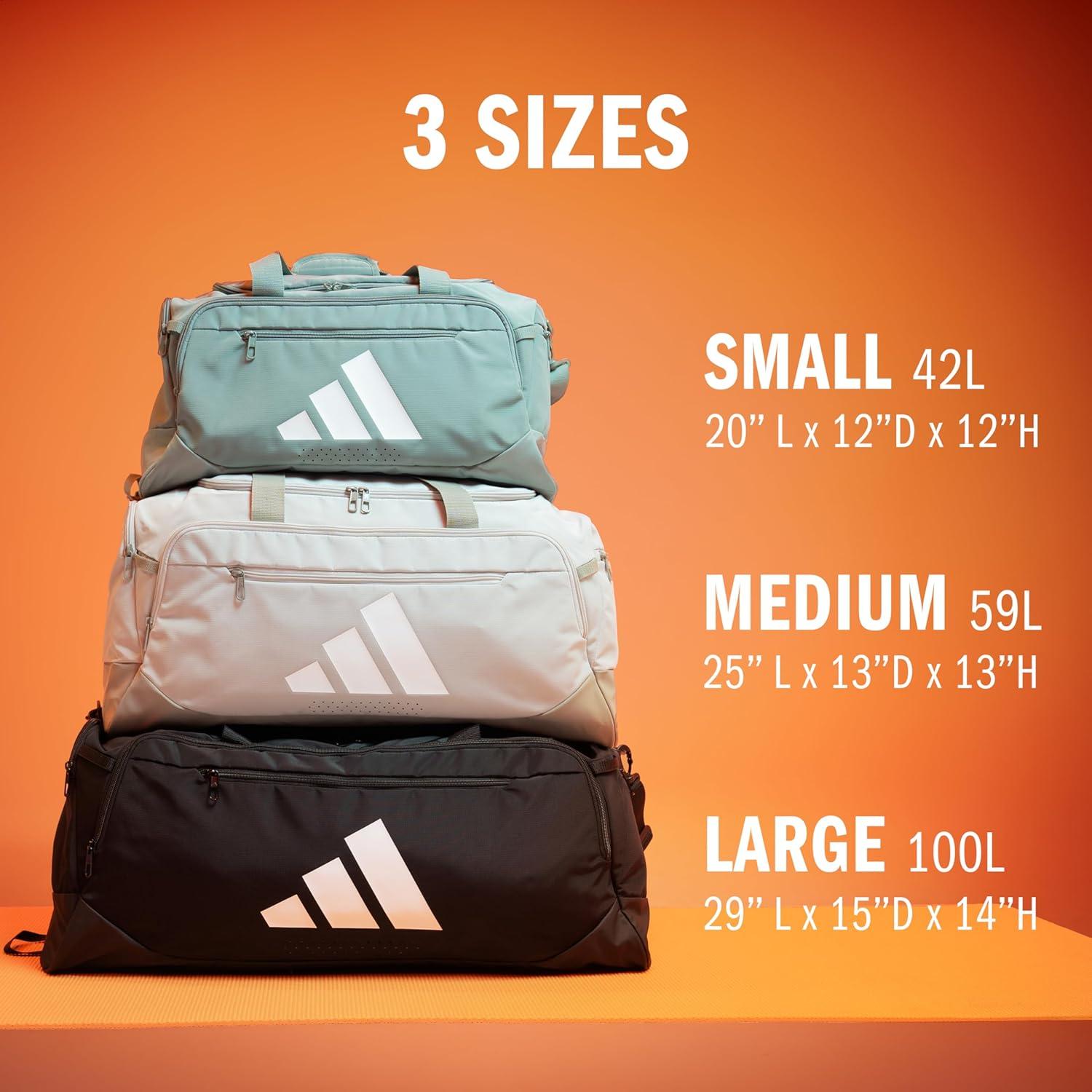 image:imageadidas Defender 5 Duffel Bag Premium Duffle for Sports Gym amp TravelBlack