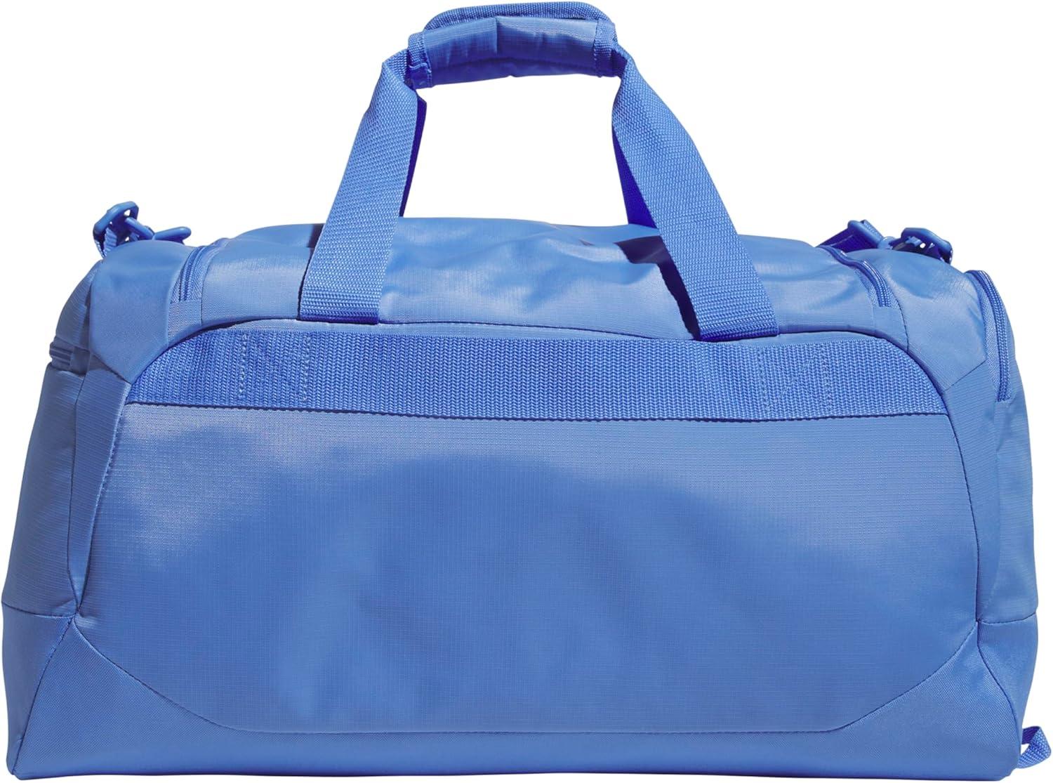 image:imageadidas Defender 5 Duffel Bag Premium Duffle for Sports Gym amp TravelBlue FusionGlow Blue