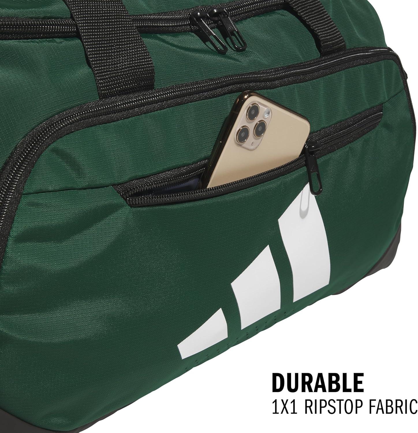 image:imageadidas Defender 5 Duffel Bag Premium Duffle for Sports Gym amp TravelTeam Dark Green