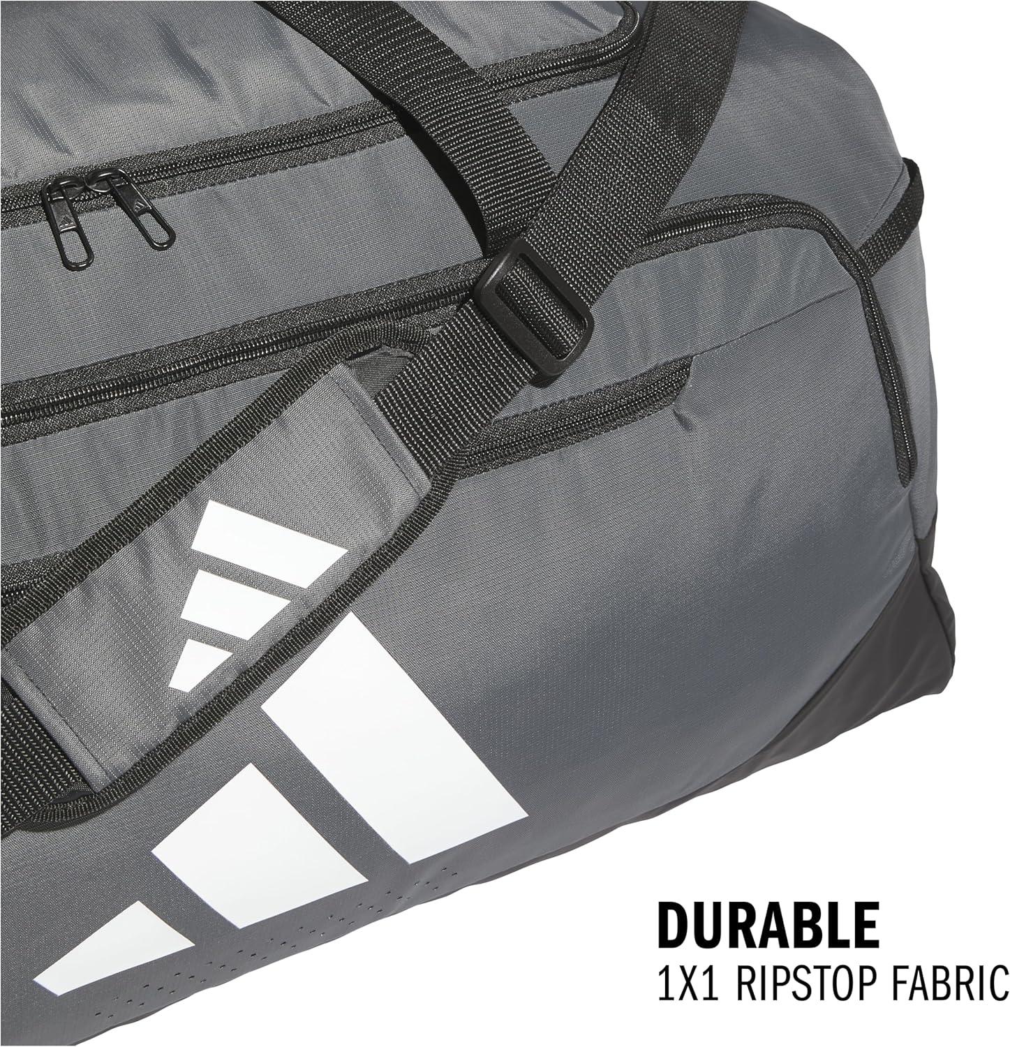 image:imageadidas Defender 5 Duffel Bag Premium Duffle for Sports Gym amp TravelTeam Dark Grey