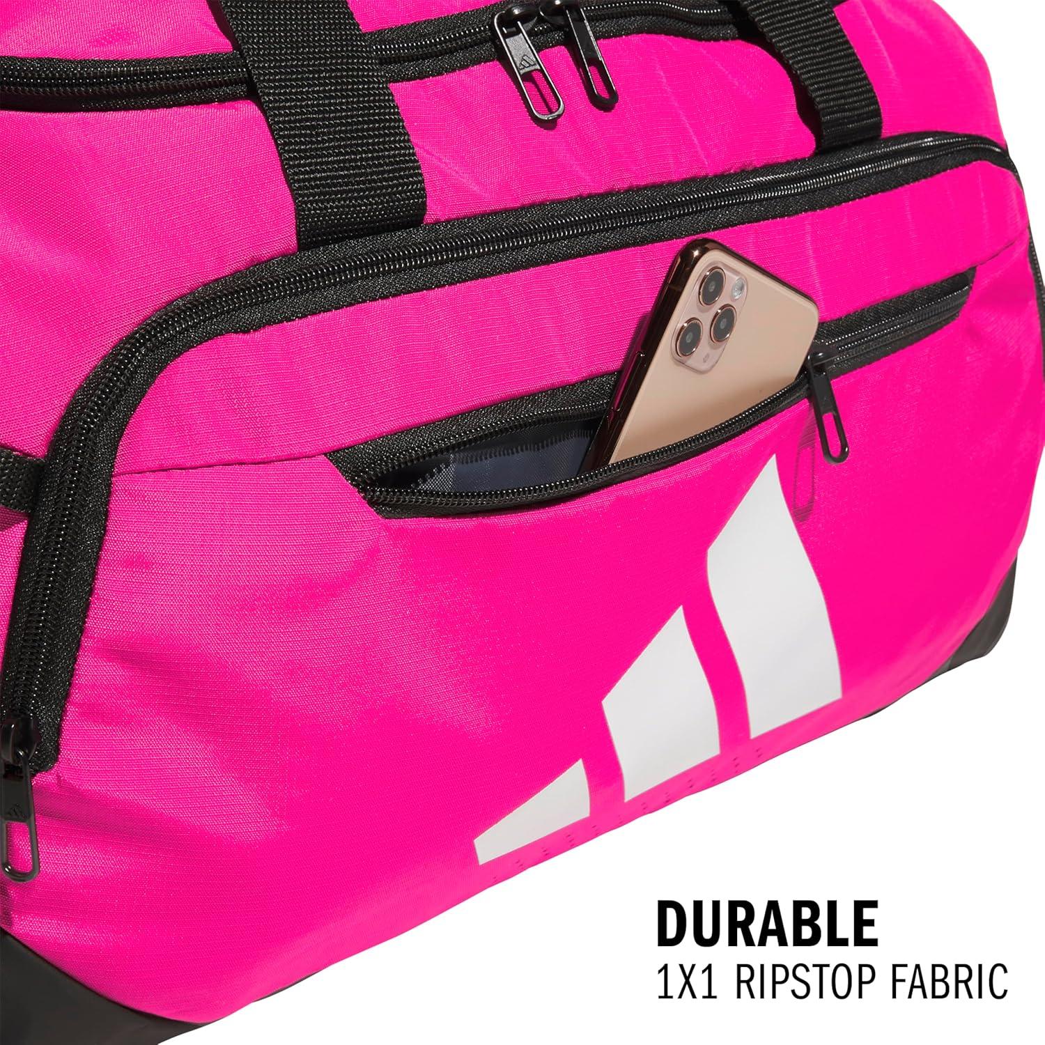 image:imageadidas Defender 5 Duffel Bag Premium Duffle for Sports Gym amp TravelTeam Shock Pink 2