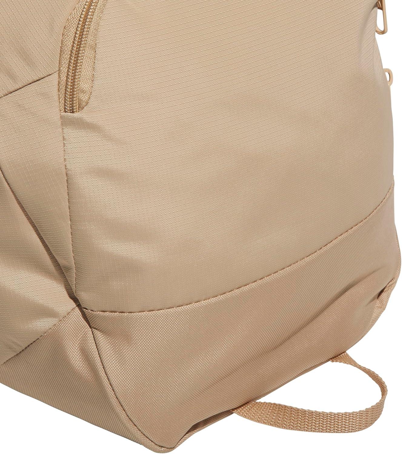 image:imageadidas Defender 5 Duffel Bag Premium Duffle for Sports Gym amp TravelWarm Sandstone BeigeWonder Alumina Grey