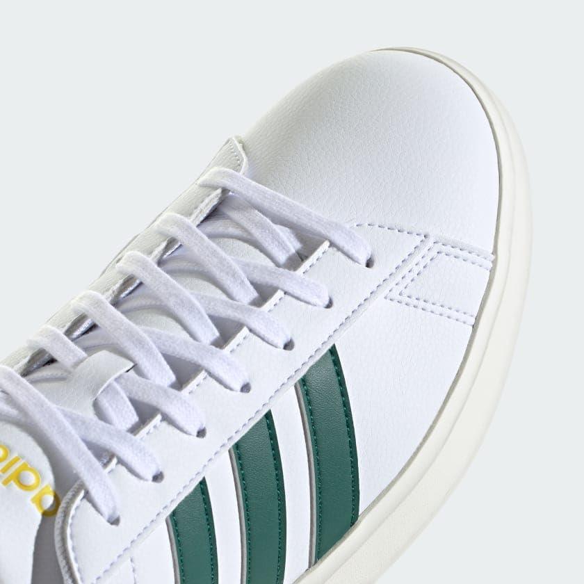 image:imageadidas Mens Grand Court 20 ShoeCloud WhiteCollegiate GreenUtility