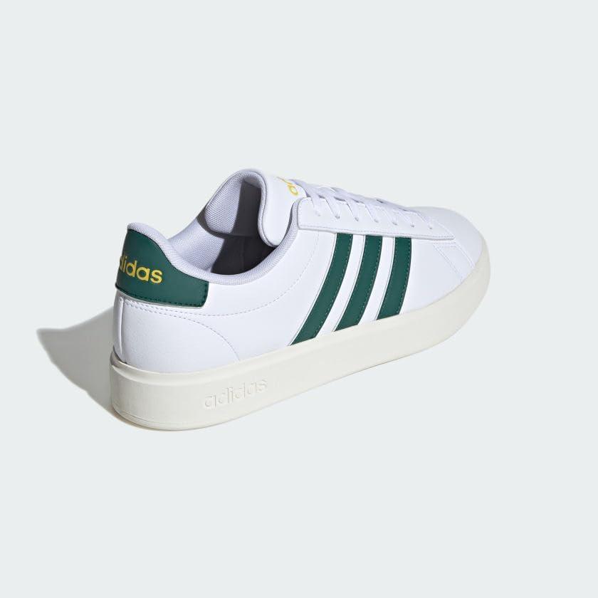 image:imageadidas Mens Grand Court 20 ShoeCloud WhiteCollegiate GreenUtility