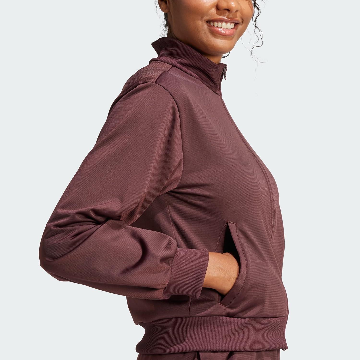 image:imageadidas Womens Essentials Feelcozy Track SuitAurora Ruby