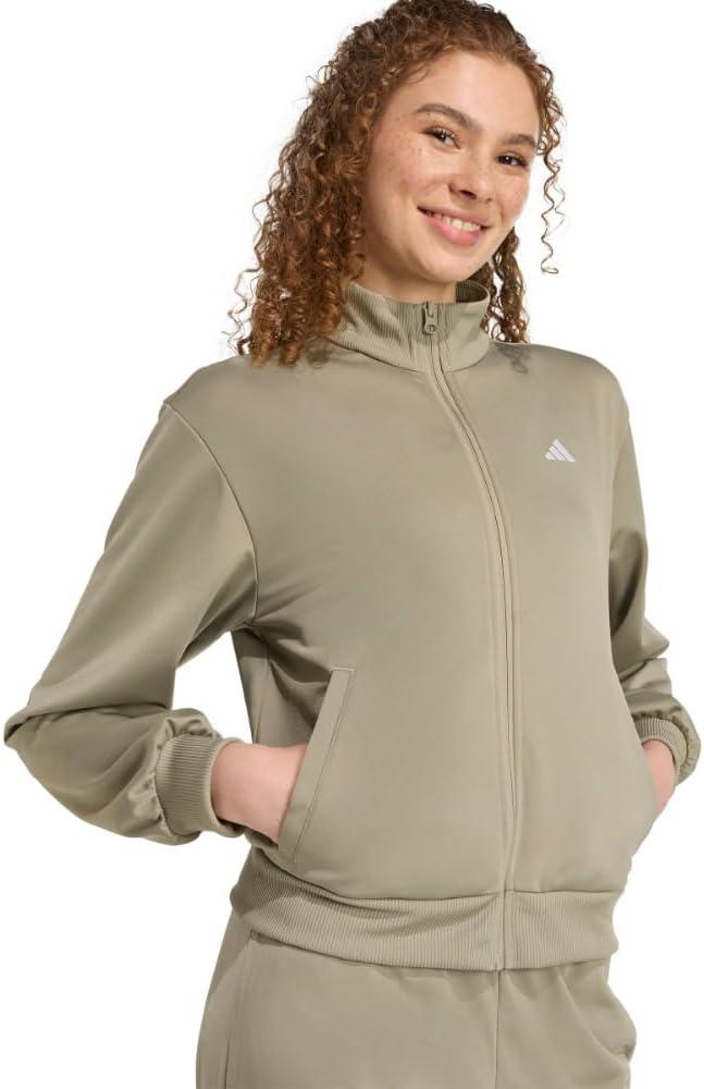 image:imageadidas Womens Essentials Feelcozy Track SuitSilver Pebble