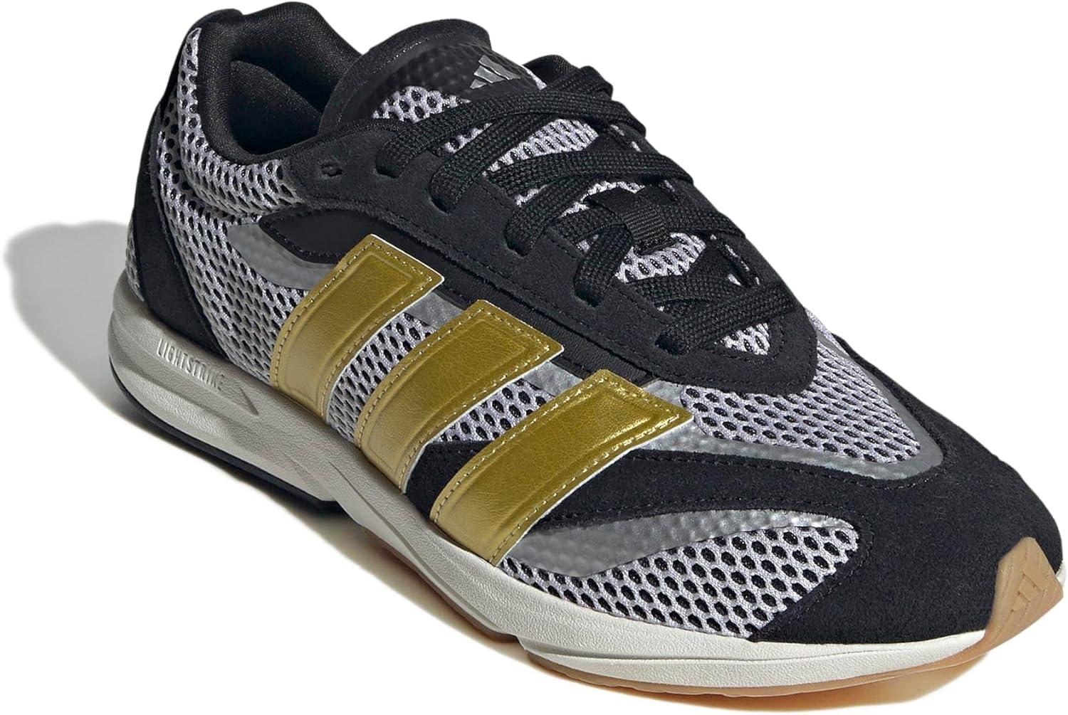 image:imageadidas Womens Lightblaze LpBlackGold MetallicSilver Metallic
