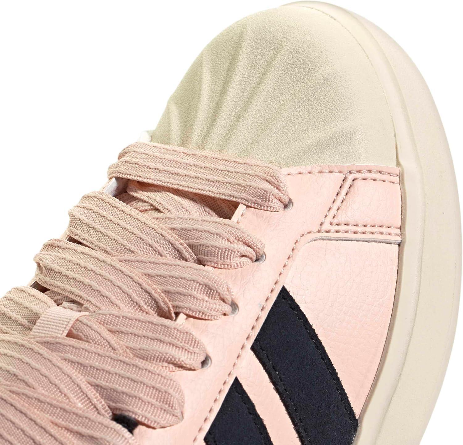 image:imageadidas Womens Streettalk Lace Up Sneakers Shoes Casual BlackBlush PinkBlackWonder White