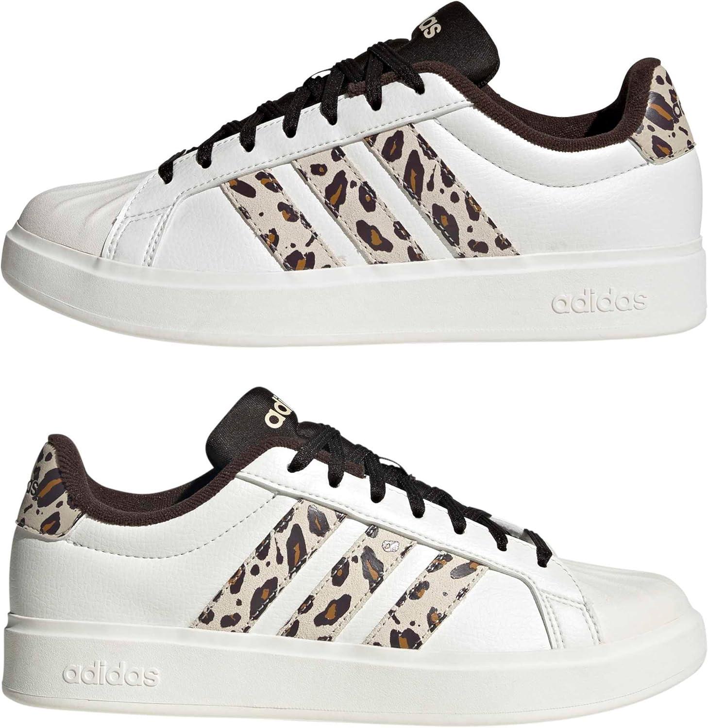 image:imageadidas Womens Streettalk Lace Up Sneakers Shoes Casual BlackWhite