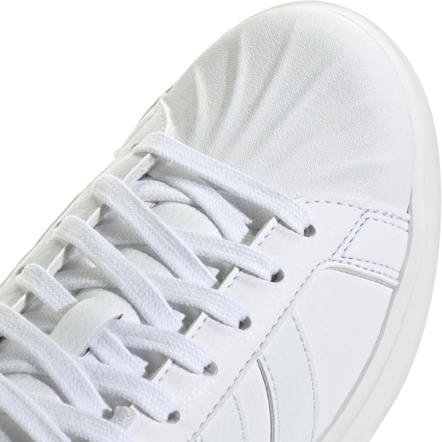 image:imageadidas Womens Streettalk Lace Up Sneakers Shoes Casual BlackWhiteWhiteWhite