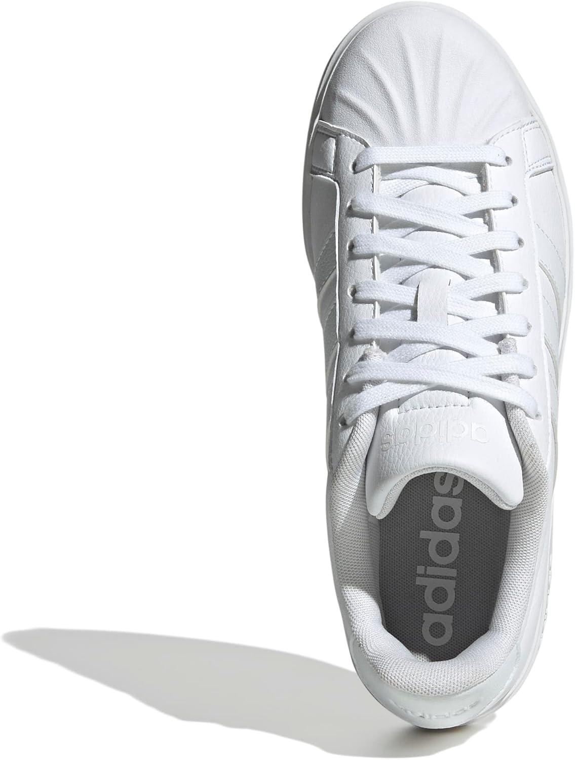 image:imageadidas Womens Streettalk Lace Up Sneakers Shoes Casual BlackWhiteWhiteWhite