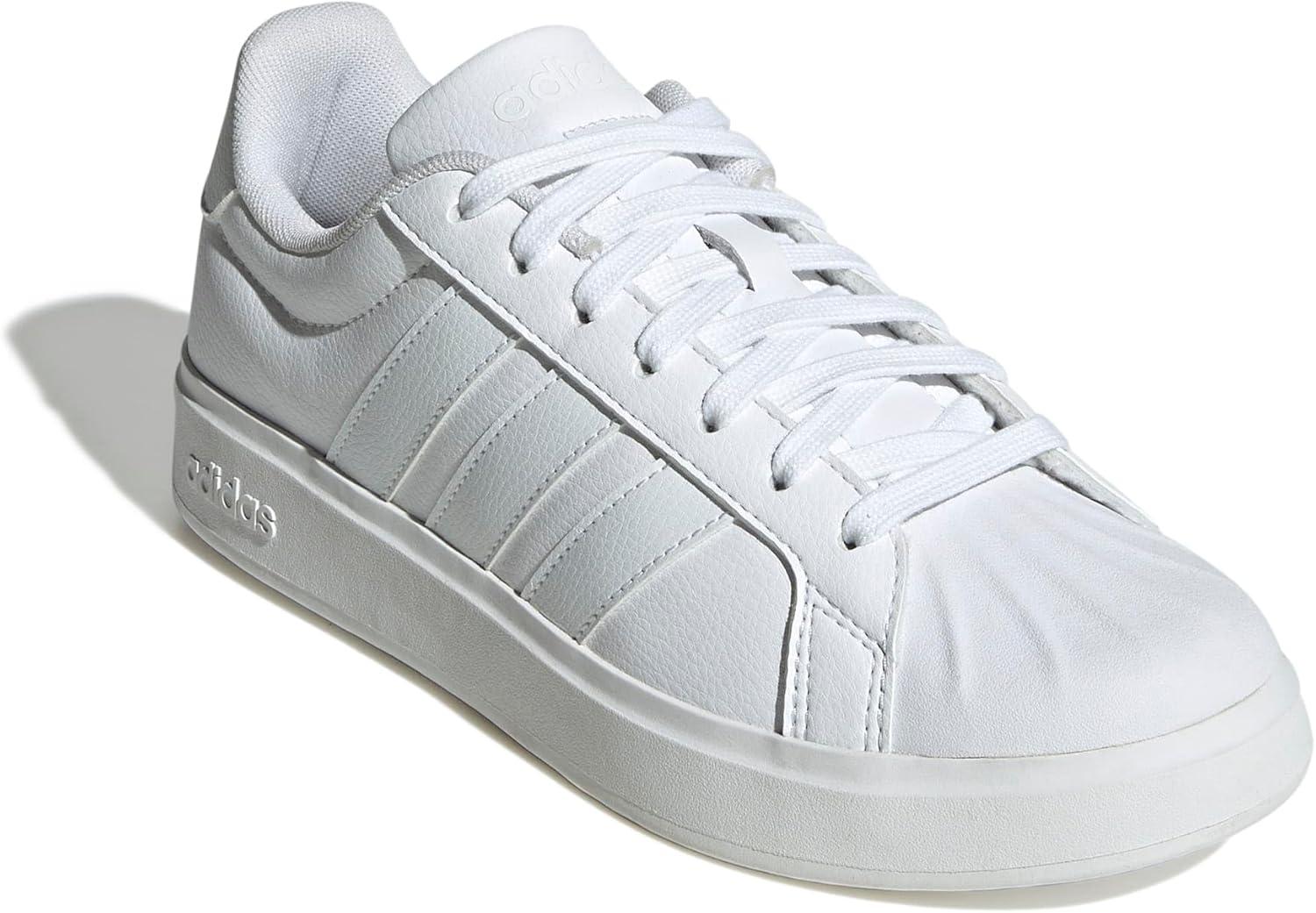 image:imageadidas Womens Streettalk Lace Up Sneakers Shoes Casual BlackWhiteWhiteWhite