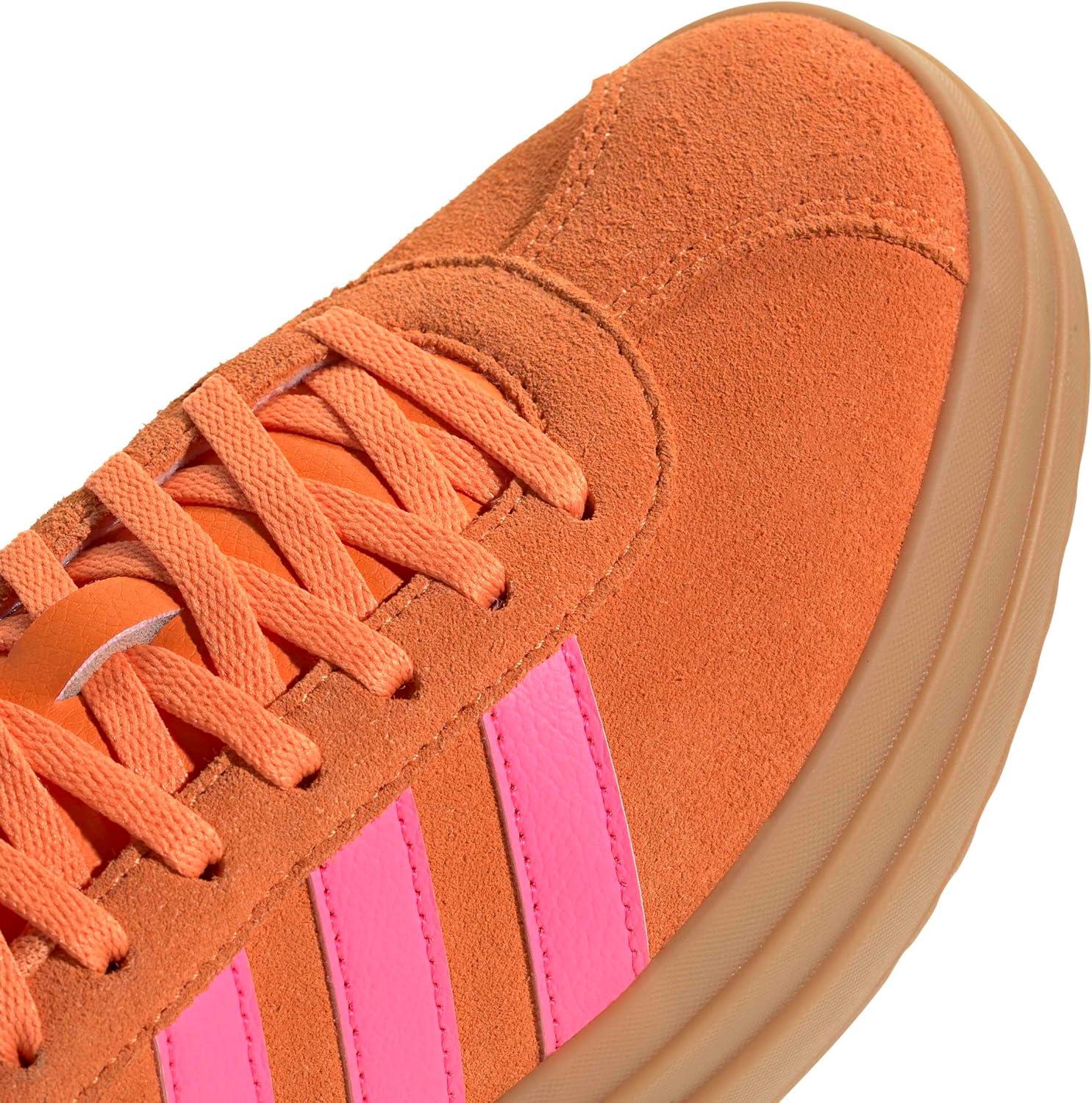 image:imageadidas Womens Vl Court Bold SneakerPure OrangeLucid PinkGum