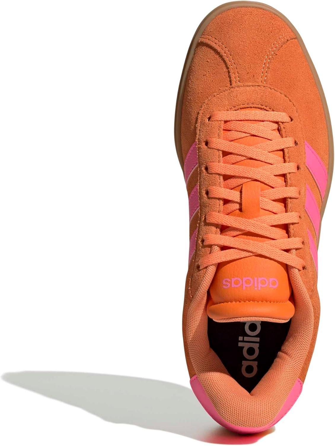 image:imageadidas Womens Vl Court Bold SneakerPure OrangeLucid PinkGum