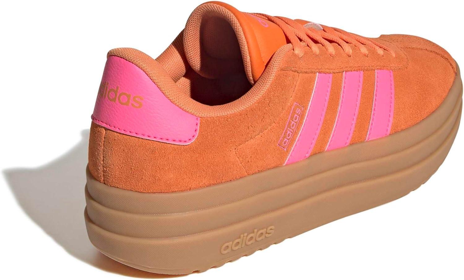 image:imageadidas Womens Vl Court Bold SneakerPure OrangeLucid PinkGum