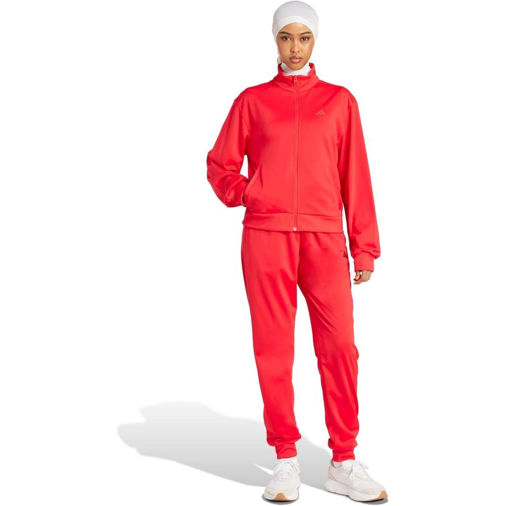 image:imageadidas Womens Essentials Feelcozy Track SuitPure Ruby