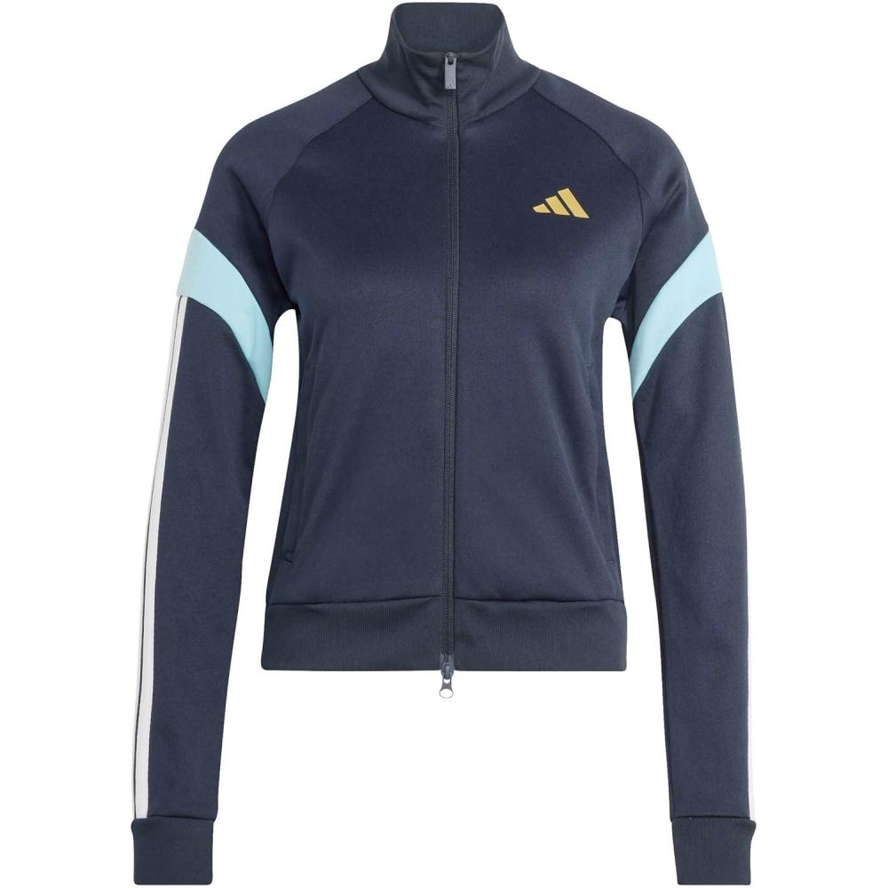 image:imageadidas Womens House of Tiro Nations Pack Track TopNight NavyIcey BlueHazy BeigeWhite