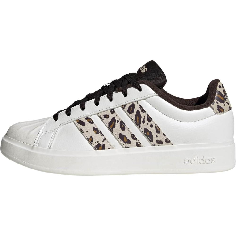 image:imageadidas Womens Streettalk Lace Up Sneakers Shoes Casual BlackWhite