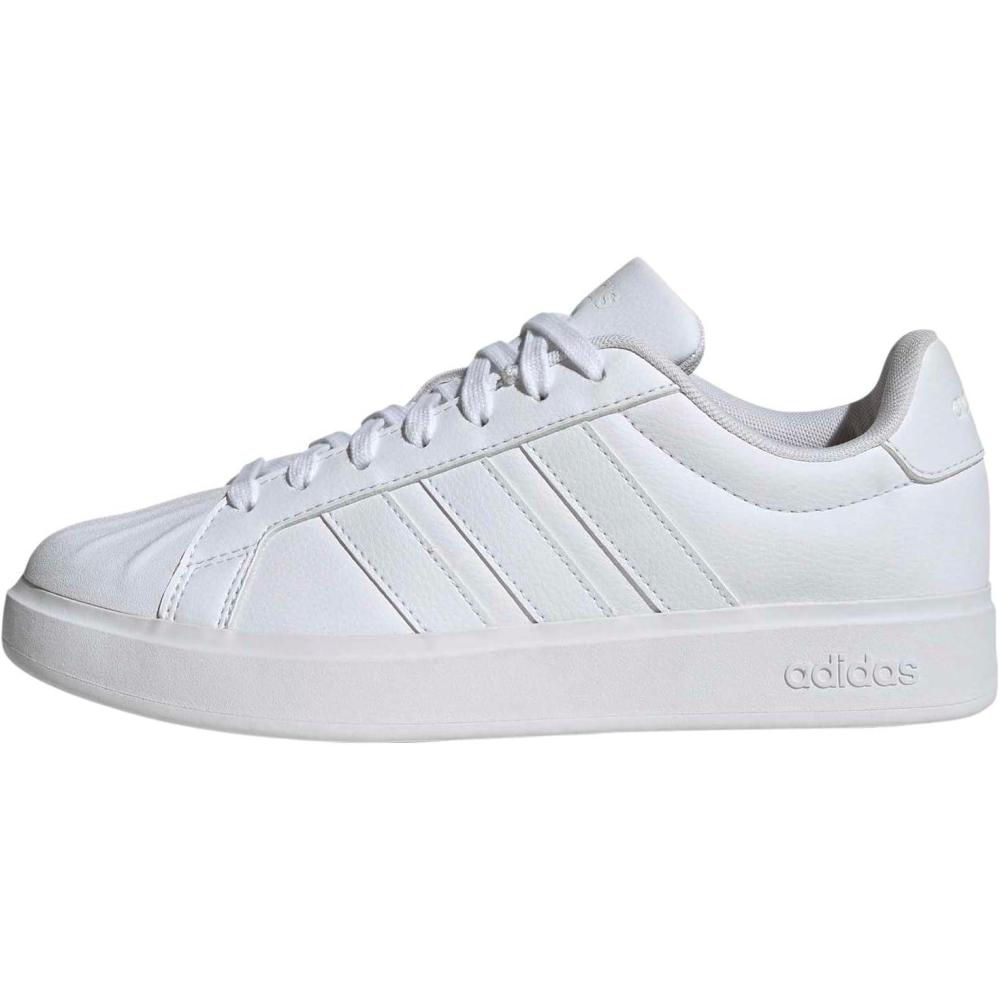 image:imageadidas Womens Streettalk Lace Up Sneakers Shoes Casual BlackWhiteWhiteWhite