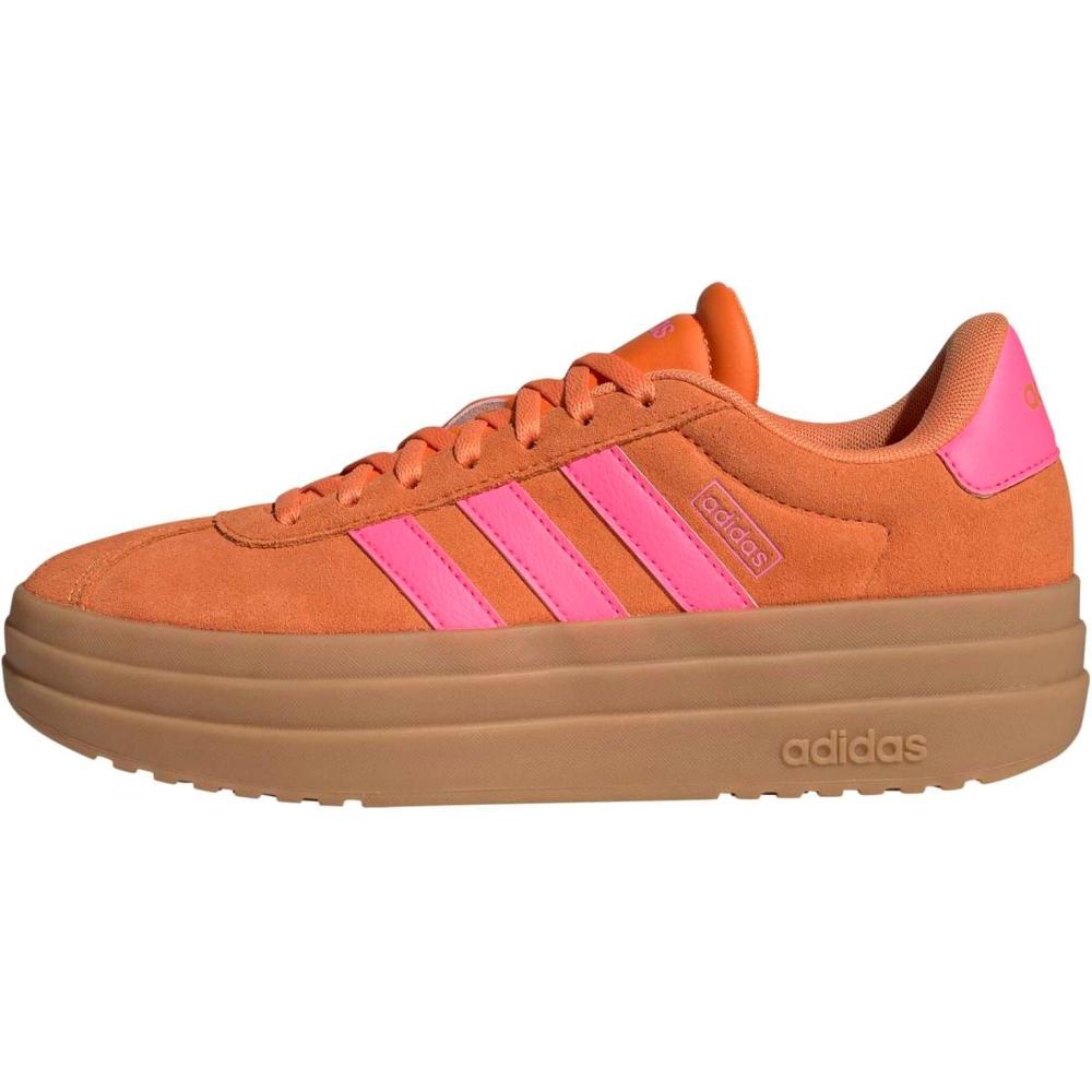 image:imageadidas Womens Vl Court Bold SneakerPure OrangeLucid PinkGum