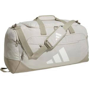 adidas Defender 5 Duffel Bag – Premium Duffle for Sports, Gym & Travel(Wonder Alumina Grey/Putty Beige)