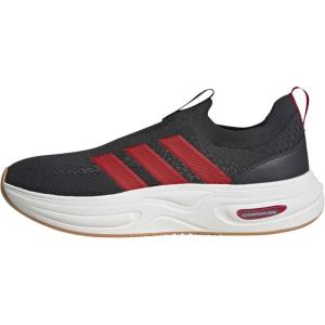 adidas Men’s Cloudfoam Cuxxion Sock(Carbon/Better Scarlet/White)