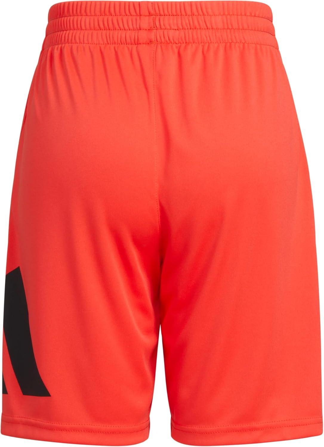 image:imageadidas Boys Elastic Waistband Performance ShortsBright Red
