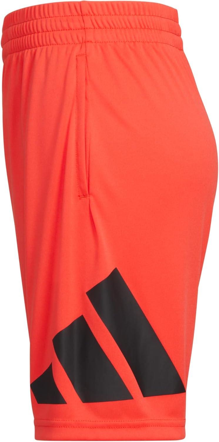 image:imageadidas Boys Elastic Waistband Performance ShortsBright Red