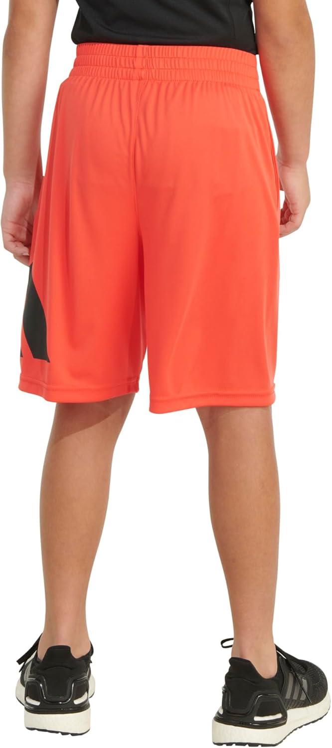 image:imageadidas Boys Elastic Waistband Performance ShortsBright Red