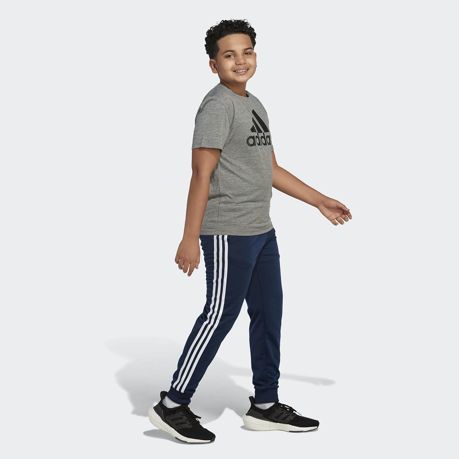 image:imageadidas Boys Tricot CLR Joggers 21 ToddlerLittle KidsCollegiate Navy