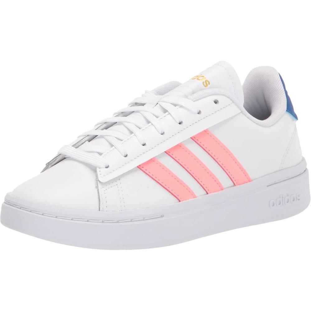 image:imageAdidas Womens Grand Court Alpha 00sWhiteAcid RedBlrume