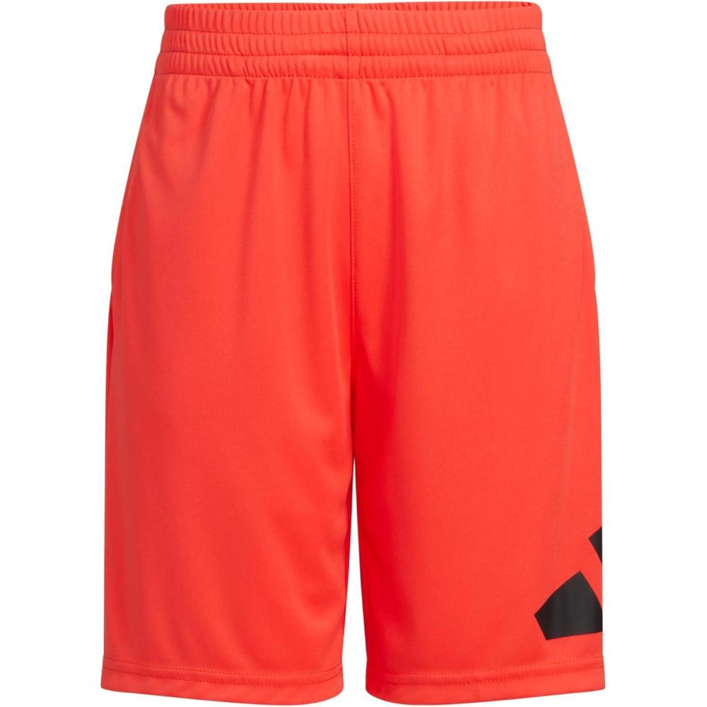 image:imageadidas Boys Elastic Waistband Performance ShortsBright Red