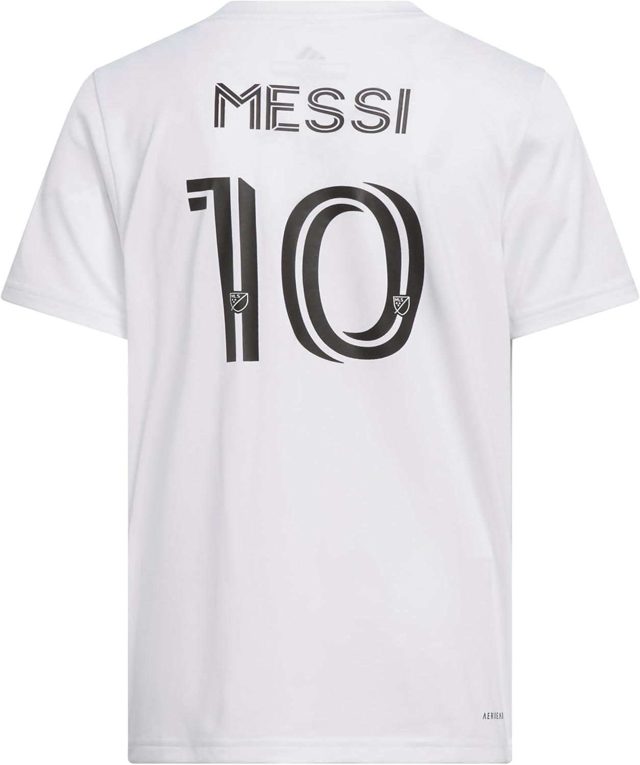 image:imageAdidas MLS Unisex Kids Inter Miami Cf Messi Fan JerseyWhite