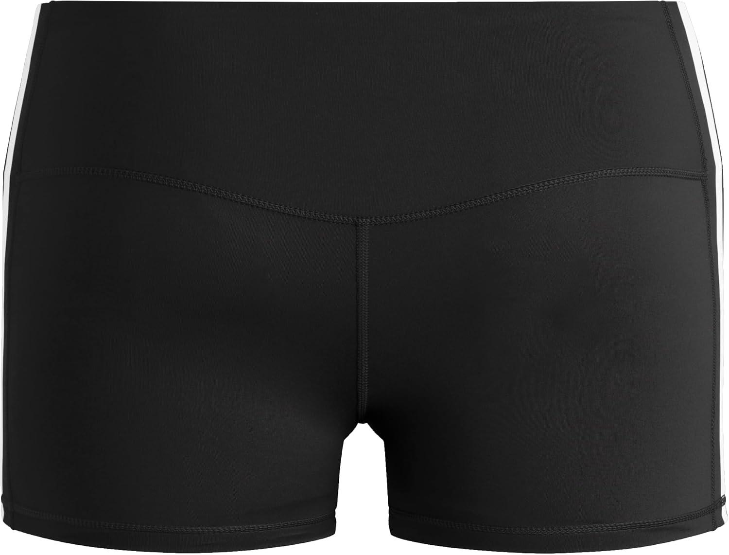 image:imageadidas Womens 3Stripes Volleyball ShortsBlack