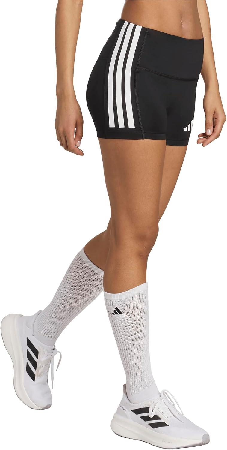 image:imageadidas Womens 3Stripes Volleyball ShortsBlack