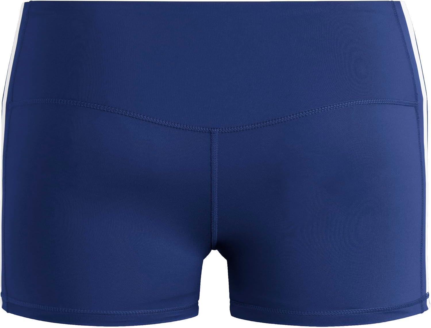image:imageadidas Womens 3Stripes Volleyball ShortsTeam Navy Blue