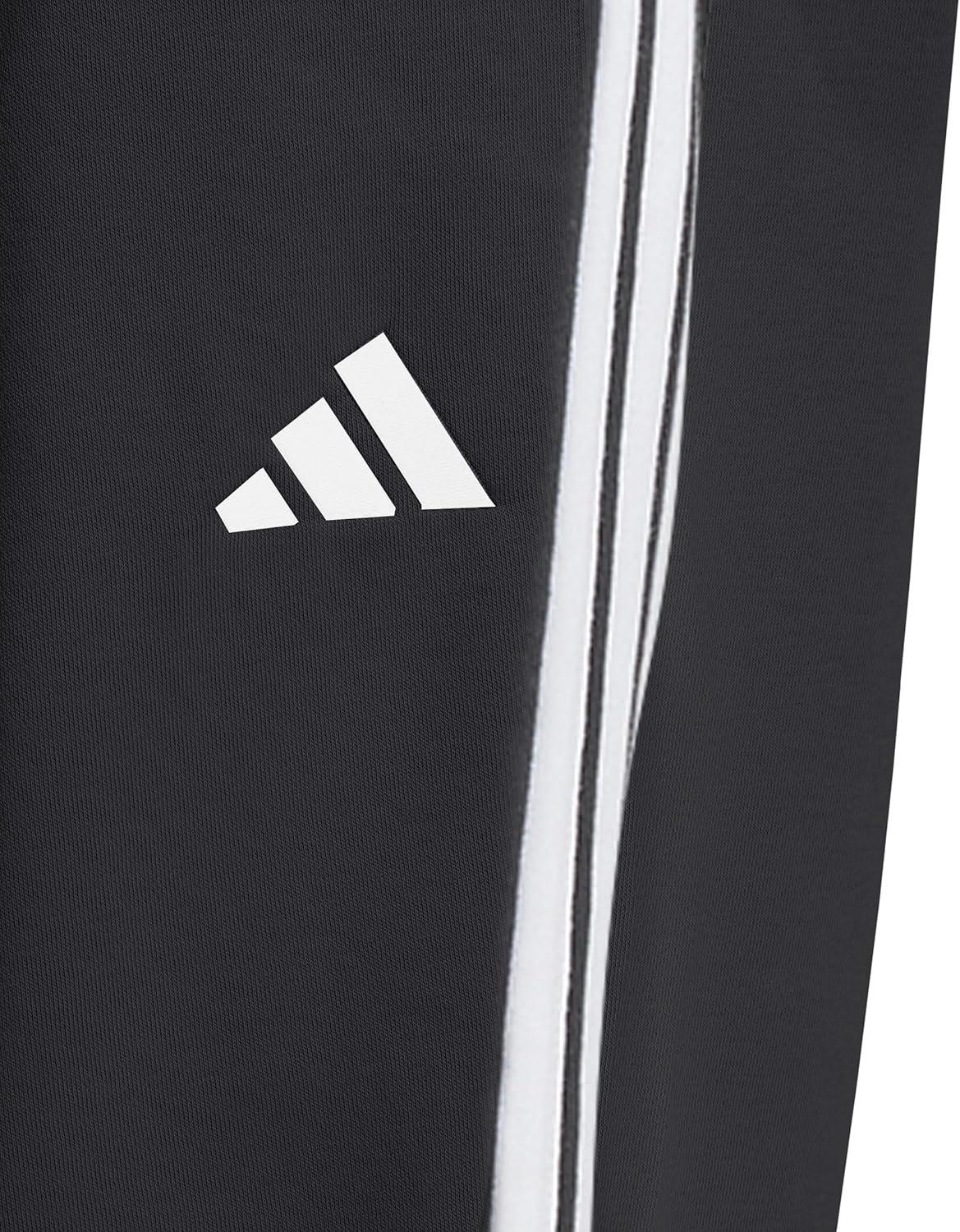 image:imageadidas Womens Essentials 3Stripes French Terry Cuffed PantsBlackWhite