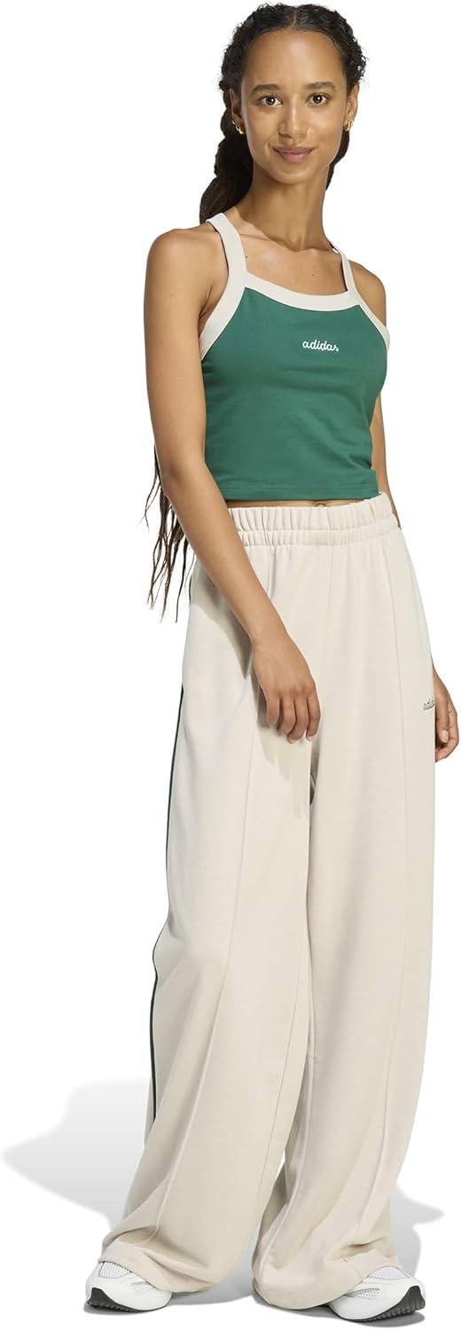 image:imageadidas Womens Seasonal Essentials Colorpop with Embroidered Graphic PantsWonder AluminaCollegiate Green