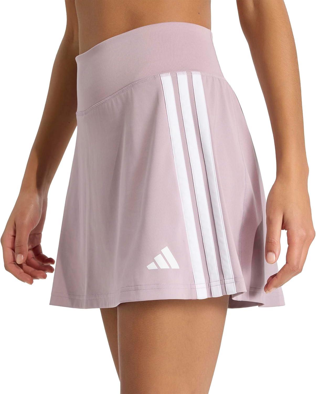 image:imageadidas Womens Train Essentials 3Stripes SkortPreloved FigWhite