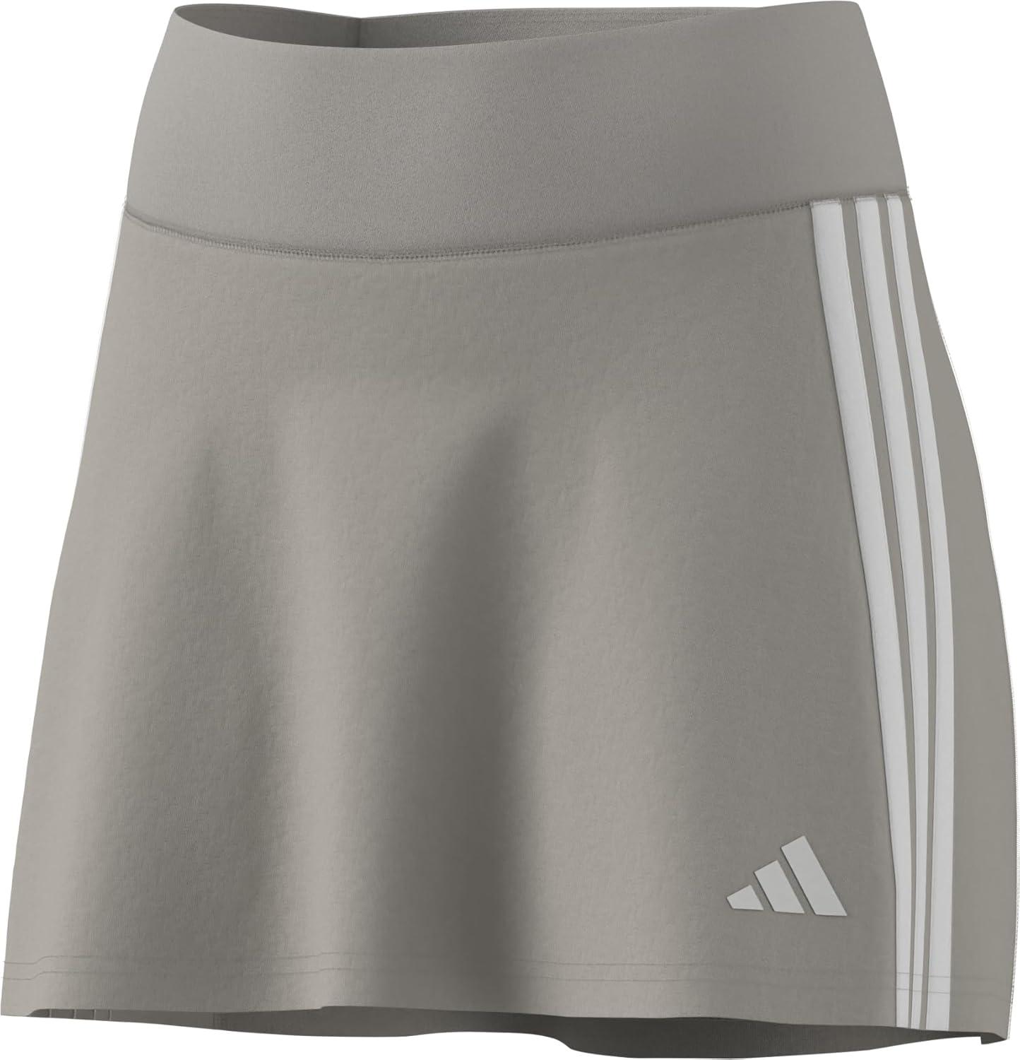 image:imageadidas Womens Train Essentials 3Stripes SkortWonder AluminaWhite