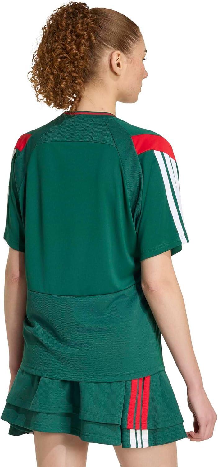 image:imageadidas Womens World Cup ApparelTeam Dark GreenBetter ScarletWhite