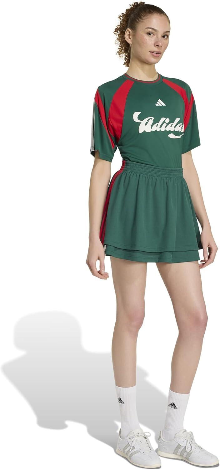 image:imageadidas Womens World Cup ApparelTeam Dark GreenBetter ScarletWhite