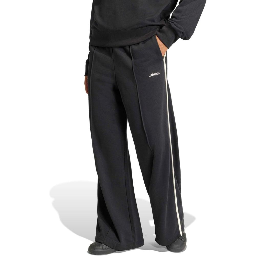 image:imageadidas Womens Seasonal Essentials Colorpop with Embroidered Graphic PantsBlackOff White