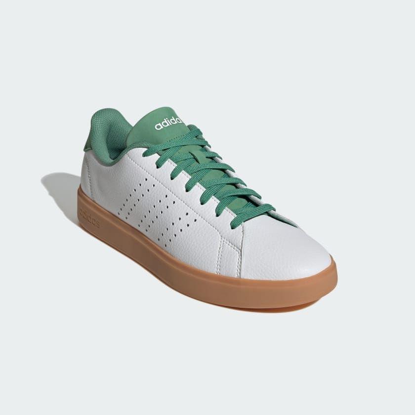 image:imageadidas Kids Advantage 2 SneakersCore WhitePreloved GreenPreloved G